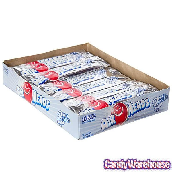 AirHeads Taffy Candy Bars - White Mystery: 36-Piece Box - Image 3