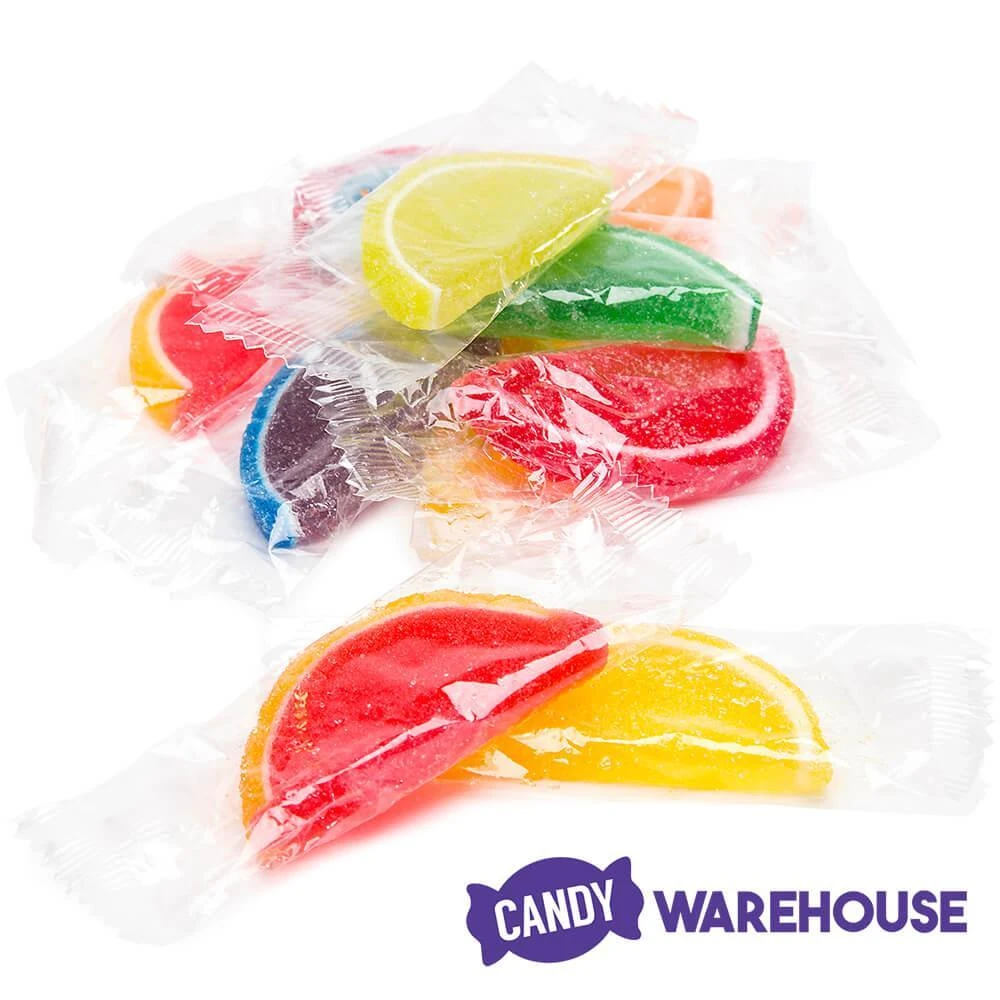 Albanese Candy Fruit Jell Slices Assortment - Wrapped: 5LB Bag - Image 2