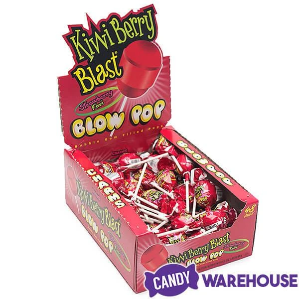 Charms Blow Pops - Kiwi Berry Blast: 48-Piece Box - Image 2