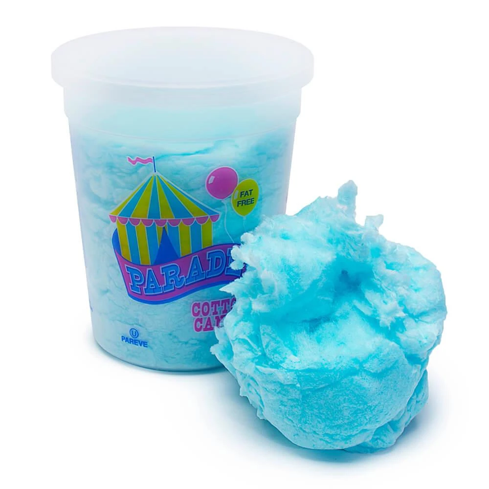 Cotton Candy 2-Ounce Tubs - Blue: 8-Piece Case