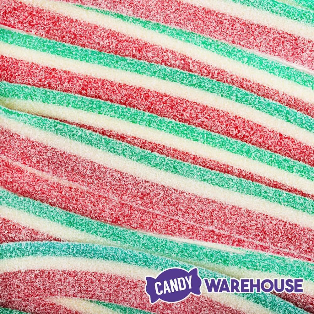 Dorval Sour Power Belts Candy - Watermelon: 150-Piece Tub - Image 3