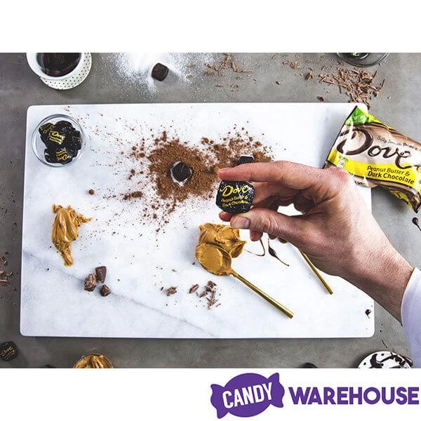 Dove Dark Chocolate Peanut Butter Squares: 28-Piece Bag - Image 2