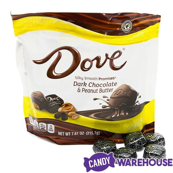 Dove Dark Chocolate Peanut Butter Squares: 28-Piece Bag - Image 7