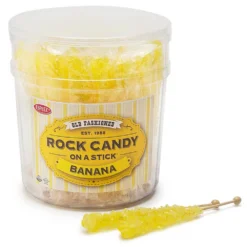 Espeez Rock Candy Crystal Sticks - Yellow: 36-Piece Tub