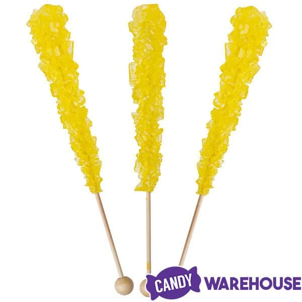 Espeez Rock Candy Crystal Sticks - Yellow: 36-Piece Tub - Image 2