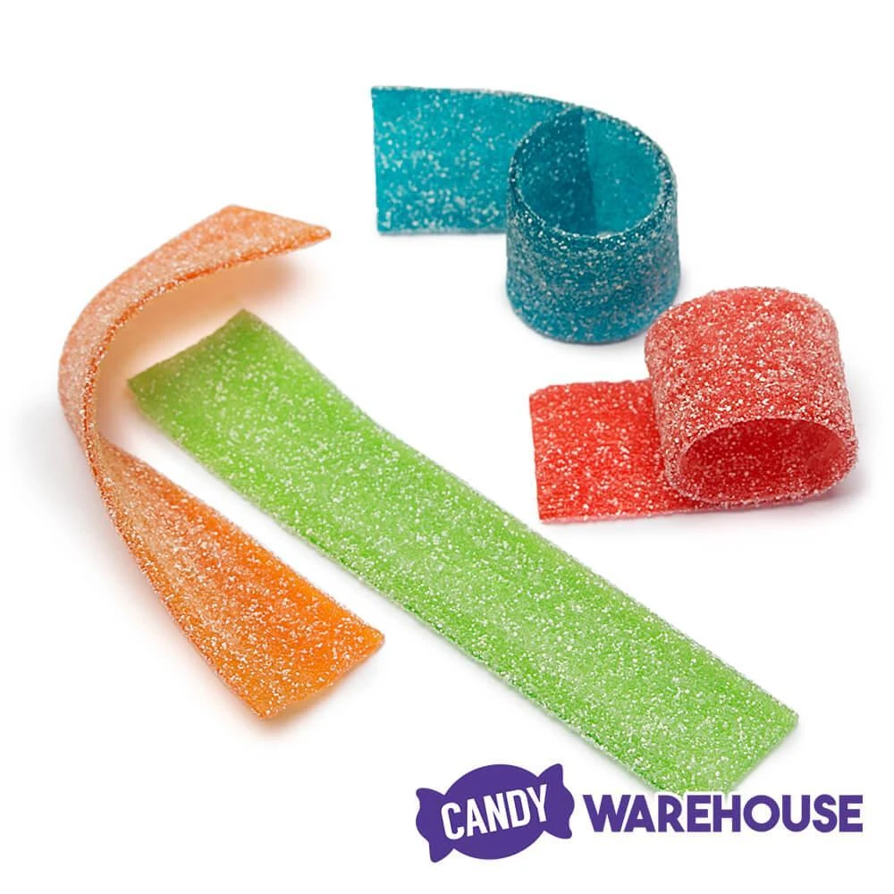 Haribo Zing Sour Streamers Gummy Candy Belts: 3LB Box - Image 2