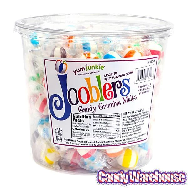 Jooblers Candy Crumble Melts - Assorted: 160-Piece Tub - Image 2