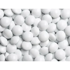 Milk Chocolate Gems - White: 2LB Bag