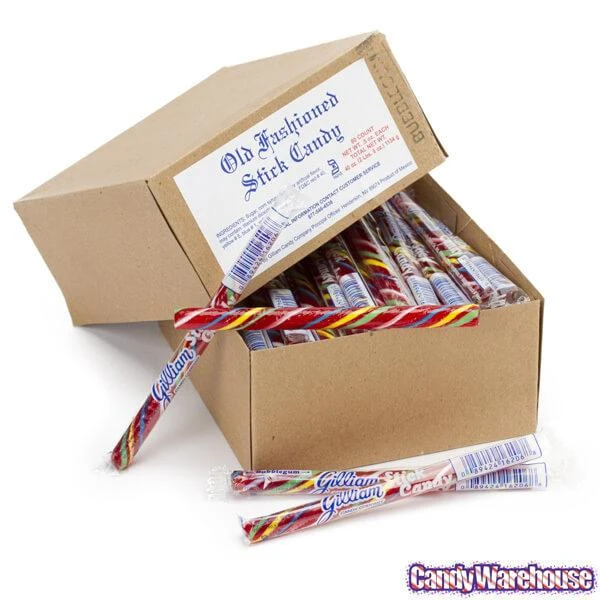 Old Fashioned Hard Candy Sticks - Bubblegum: 80-Piece Box - Image 4