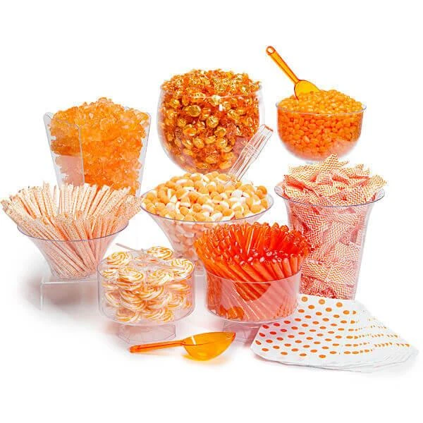Orange Candy Buffet Kit: 25 To 50 Guests