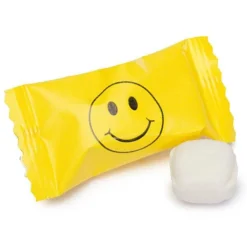 Smiley Face Wrapped Butter Mint Creams: 300-Piece Case