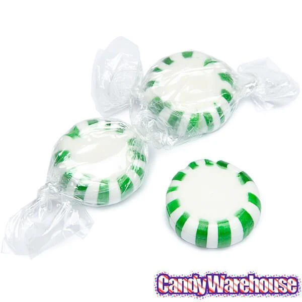 Spearmint Starlight Mints Candy: 5LB Bag - Image 3