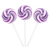 Squiggly Pops Petite Swirl Lollipops - Grape: 24-Piece Jar