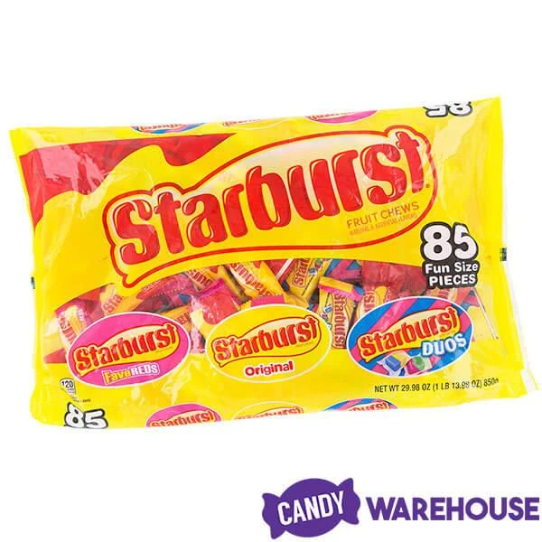 Starburst Fruit Chews Candy Fun Size Packs - Assorted: 85-Piece Bag - Image 3