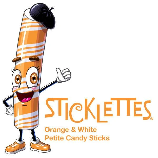 Sticklettes Petite Candy Sticks - Orange: 150-Piece Tub - Image 2