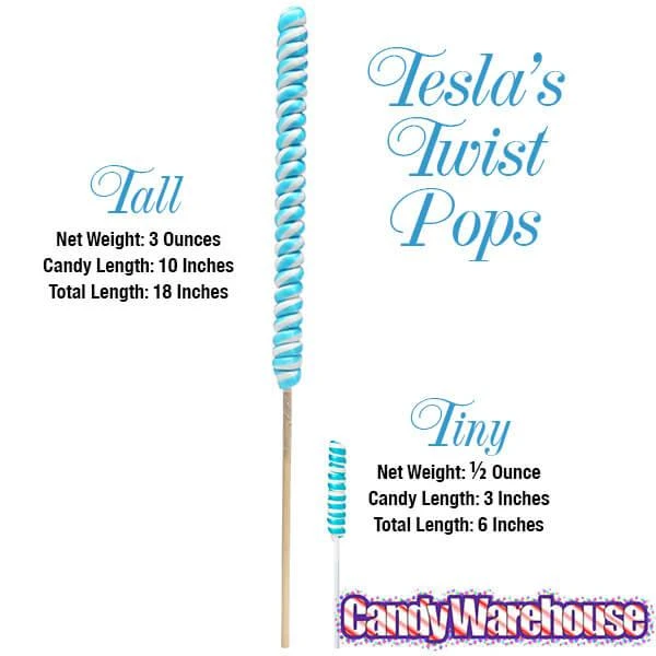 Tesla's Tremendously Tall 3-Ounce Twist Pops - Banana: 12-Piece Box - Image 2