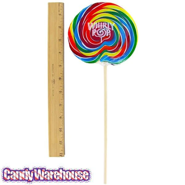 Whirly Pop 6-Ounce Swirl Suckers - Rainbow: 36-Piece Case - Image 2