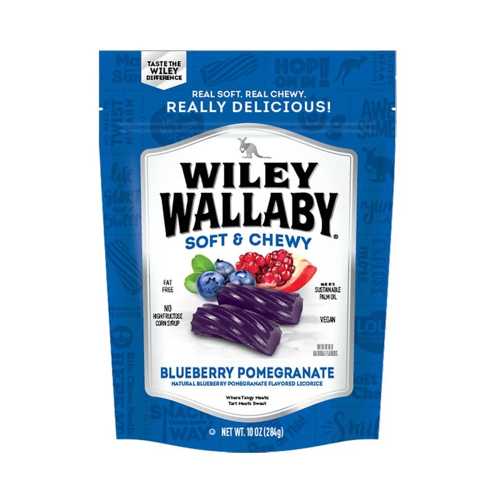 Wiley Wallaby Blueberry Pomegranate Licorice Bites : 10-Ounce Bag - Image 4