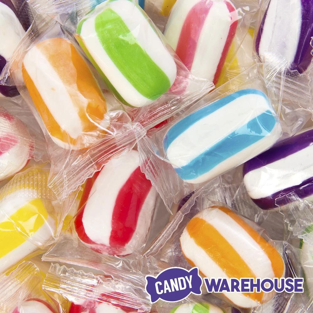 YumJunkie Sassy Cylinders Assortment Striped Hard Candy: 5LB Bag - Image 2